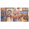 Image 1 : Alexander Borewko "Street Restaurants" Limited Edition Giclee On Canvas
