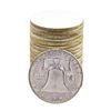 Image 2 : Roll of (20) Brilliant Uncirculated 1963-D Franklin Half Dollar Coins
