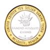 Image 2 : .999 Silver Rancho Mesquite Casino Nevada $10 Casino Limited Edition Gaming Token