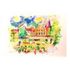 Image 1 : Ensrud "Chateau Lafite-Rothschild" Original Mixed Media On Paper
