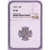 Image 1 : 1954 Proof Roosevelt Dime Coin NGC PF68