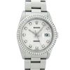 Image 1 : Rolex Mens Stainless Steel Diamond Datejust Wristwatch