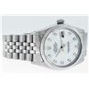 Image 4 : Rolex Mens Stainless Mother Of Pearl Diamond Datejust Wristwatch
