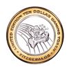 Image 1 : .999 Silver Fitzgerald's Casino & Hotel Reno, NV $10 Limited Edition Gaming Token