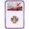 Image 1 : 2016 $5 American Gold Eagle Coin NGC MS70