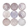 Image 1 : Lot of (9) 1927-D $1 Peace Silver Dollar Coins