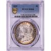 Image 1 : 1899 $1 Morgan Silver Dollar Coin PCGS MS64 Nice Toning