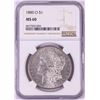 Image 1 : 1880-O $1 Morgan Silver Dollar Coin NGC MS60