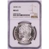 Image 1 : 1878-S $1 Morgan Silver Dollar Coin NGC MS63