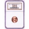 Image 1 : 1995 Doubled Die Obverse Lincoln Memorial Cent Coin NGC MS67RD
