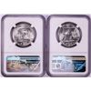 Image 2 : Lot of 1955-1956 Franklin Half Dollar Coins NGC MS64