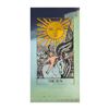 Image 1 : Steve Kaufman (1960-2010) "Tarot, The Sun" Original Mixed Media On Canvas