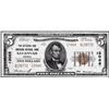 Image 1 : 1929 Type 2 $5 Citizens and Southern National Bank Savanah, GA CH#13068 Currency Note