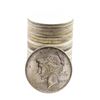 Image 1 : Roll of (20) Brilliant Uncirculated 1922 $1 Peace Silver Dollar Coins