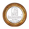 Image 2 : .999 Silver Golden Gate Las Vegas, Nevada $10 Casino Limited Edition Gaming Token