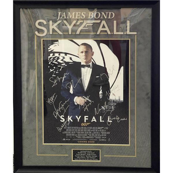 Signed and Framed Skyfall Poster