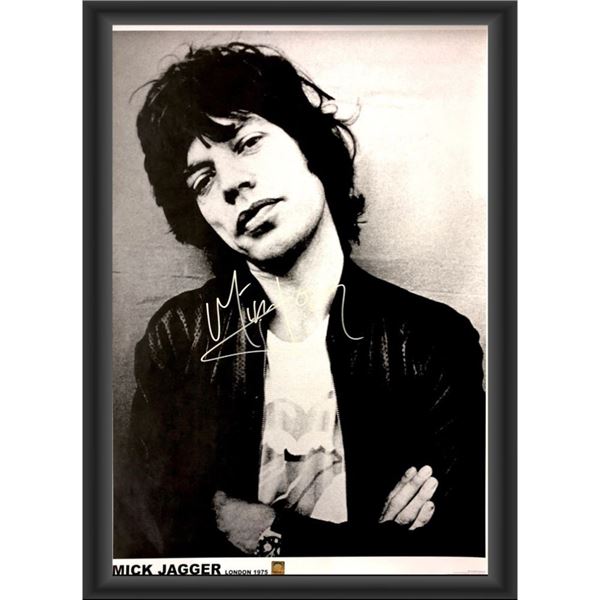 Mick Jagger Signed Photograph