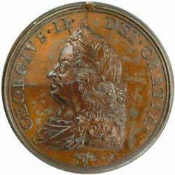 "1757" King George II Indian Peace Medal.