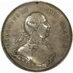 King George III Indian Peace Medal. VF-EF.