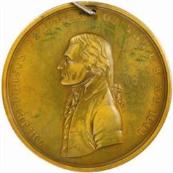 1801 President Thomas Jefferson Indian PeaceMedal