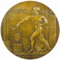 Goetz Medal for 1936 XI Olympiad in Berlin