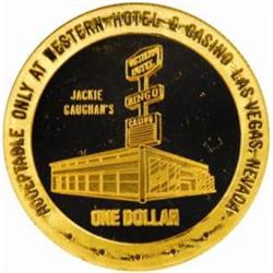 Western Hotel & Casino. 1988 Gold $1 Token.