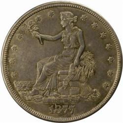 Box Dollar Made Out of the Obverse of an 1877 T$1