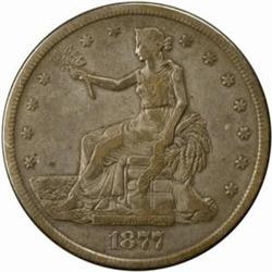 Box Dollar Made Out of the Obverse of an 1877 T$1