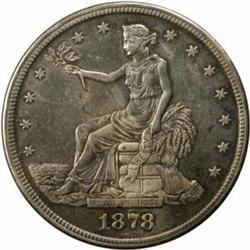 Box Dollar Made Out of the Obverse of an 1878 T$1