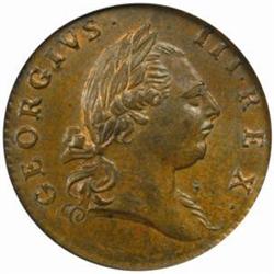 1773 Virginia Halfpenny. Breen-180. Period.