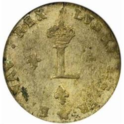 1747-H French Colonies. La Rochelle Mint. VF30