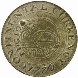 1776 Continental $1. Breen-1092. AU55 (PCGS) CAC