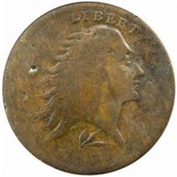 1793 Wreath Cent. Lettered Edge. AG3 (PCGS)