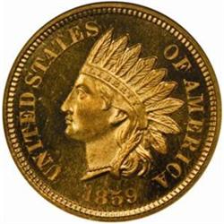 1859 Indian Cent. PR65 CAM (NGC)