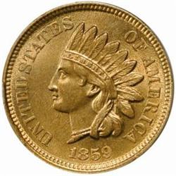 1859 Indian Cent. MS64 (PCGS)