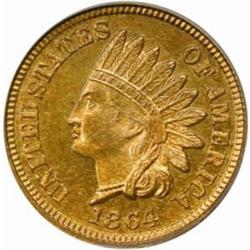 1864 Indian Cent. Bronze. PR66 RB (PCGS)