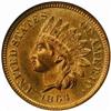 Image 1 : 1864 Indian Cent. L on Ribbon. MS64 RB (NGC)