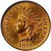 Image 1 : 1870 Indian Cent. MS64 RD (NGC)