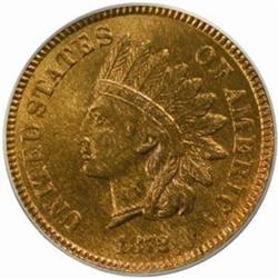 1872 Indian Cent. MS65 RB (PCGS)