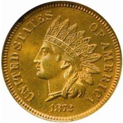 1872 Indian Cent. MS65 RB (NGC)