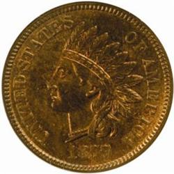 1877 Indian Cent. MS65 RB (NGC)