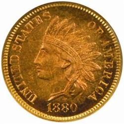 1880 Indian Cent. PR65 RD (NGC)