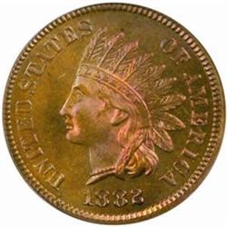 1882 Indian Cent. PR66 RB (PCGS)