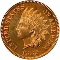 1882 Indian Cent. PR63 RD (PCGS)