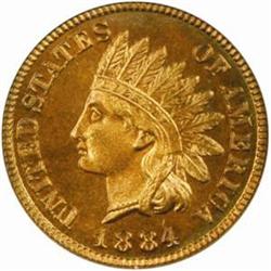 1884 Indian Cent. PR66 RD (PCGS)