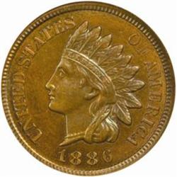 1886 Indian Cent. Type II. PR66 BN (NGC)