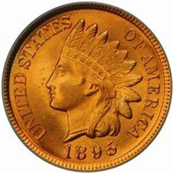 1895 Indian Cent. MS66 RD (PCGS)