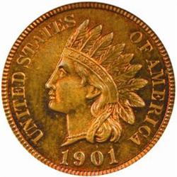 1901 Indian Cent. PR66 RB (PCGS)