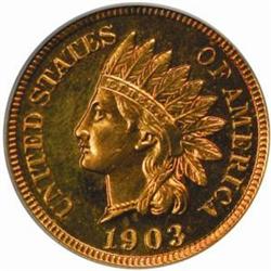 1903 Indian Cent. PR65 RB (PCGS)