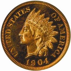 1904 Indian Cent. PR65 RB CAM (NGC)